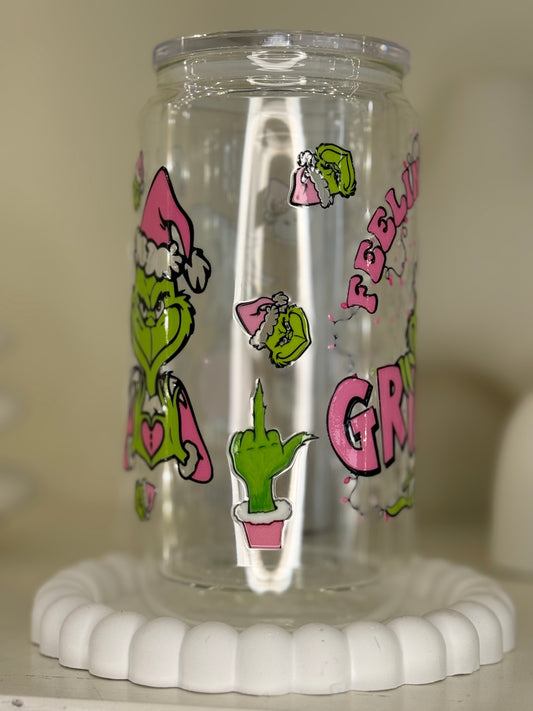 Christmas 1 (Pink & Green Grinch)