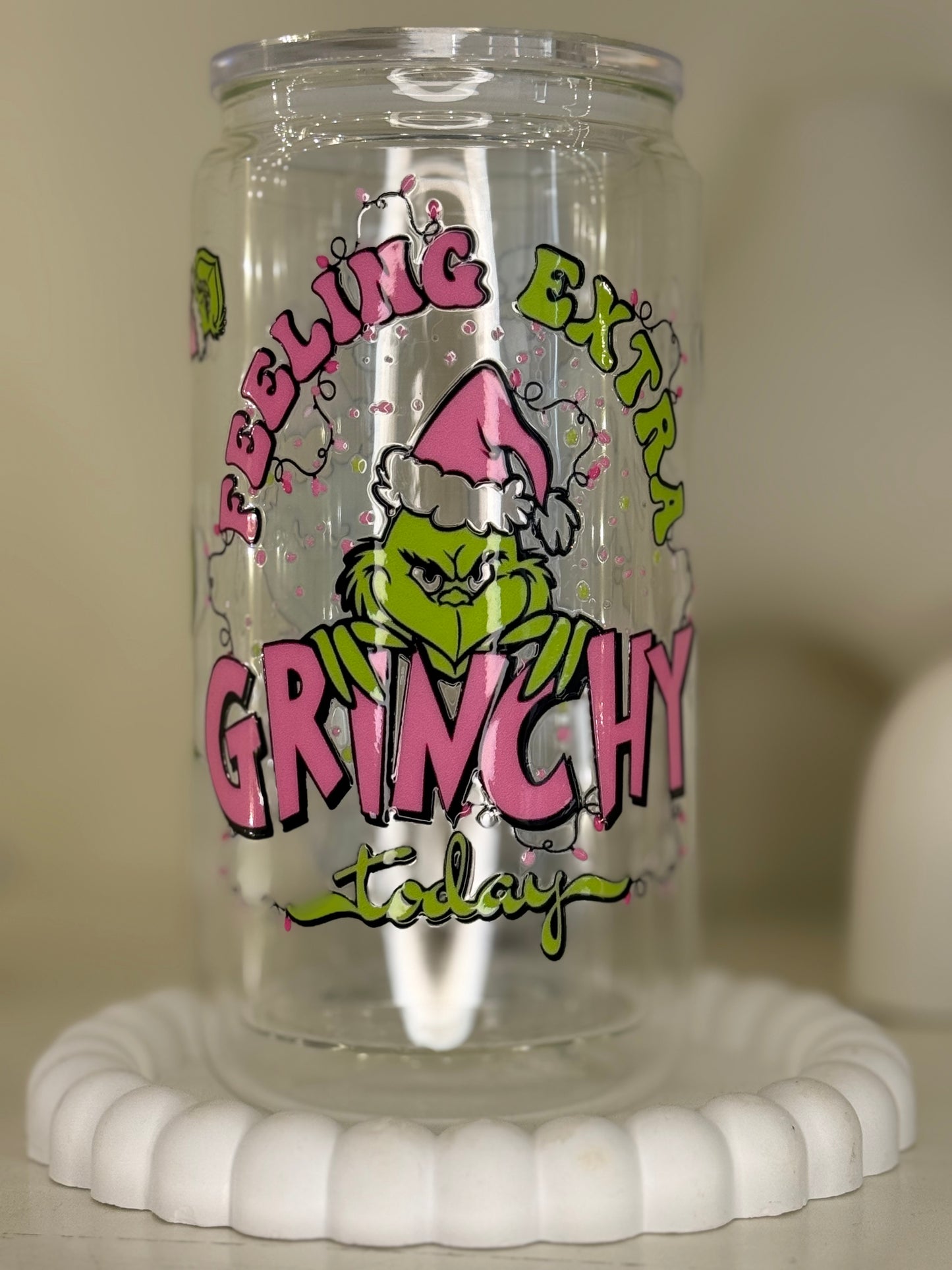 Christmas 1 (Pink & Green Grinch)