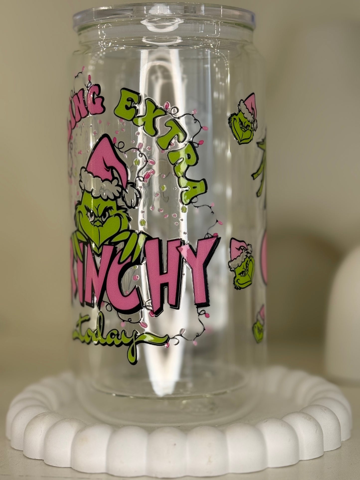 Christmas 1 (Pink & Green Grinch)