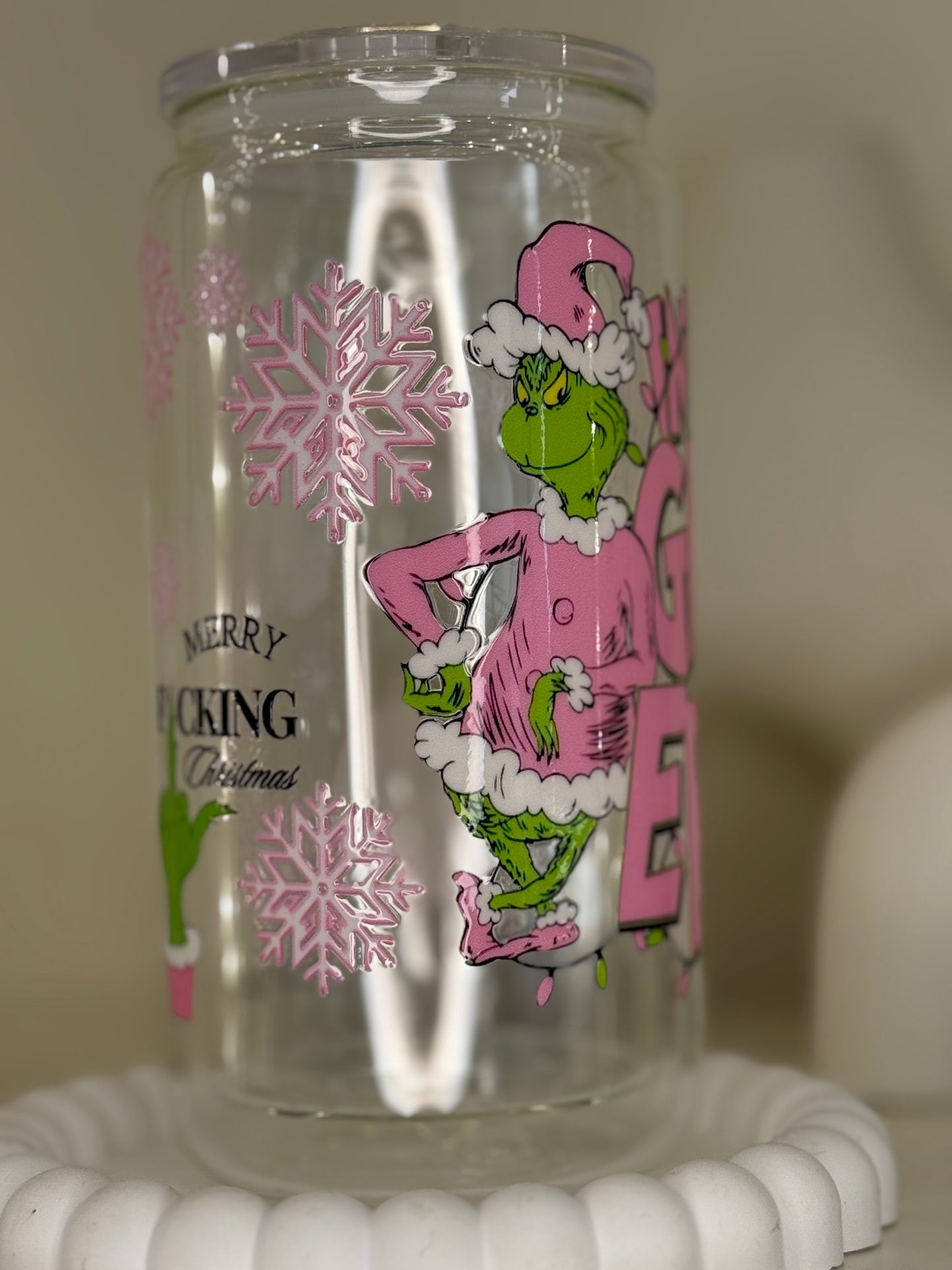 Christmas 2 (Pink and Green Grinch)