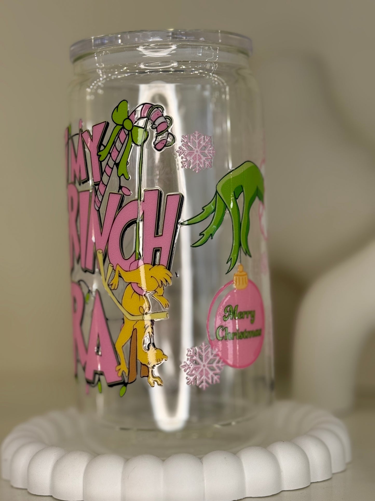 Christmas 2 (Pink and Green Grinch)