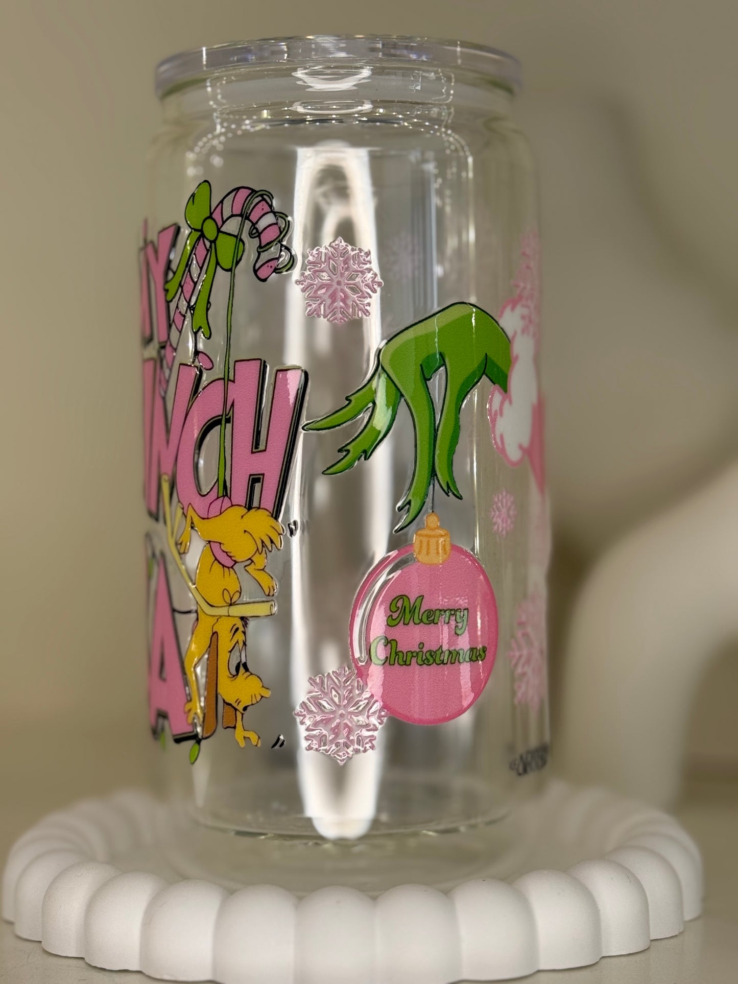 Christmas 2 (Pink and Green Grinch)