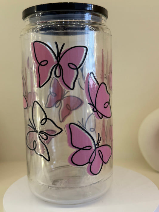 Pink Butterflies - NEW