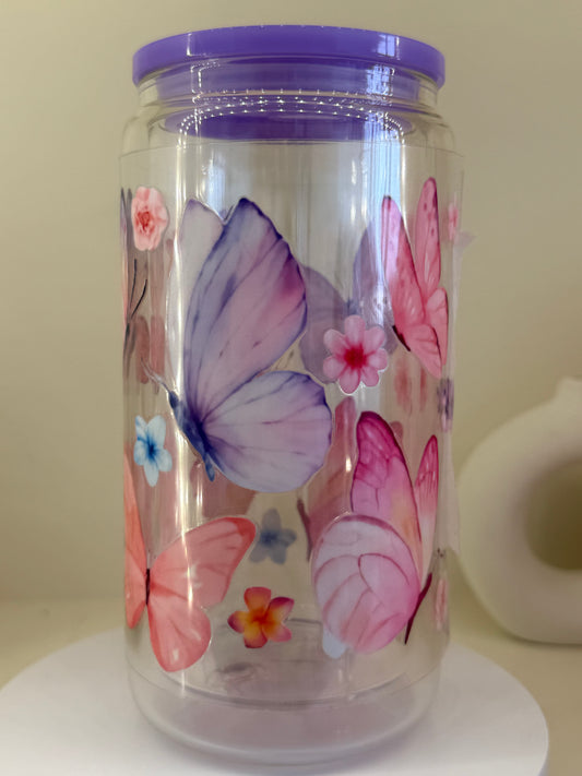 Pink and Purple Butterflies - NEW